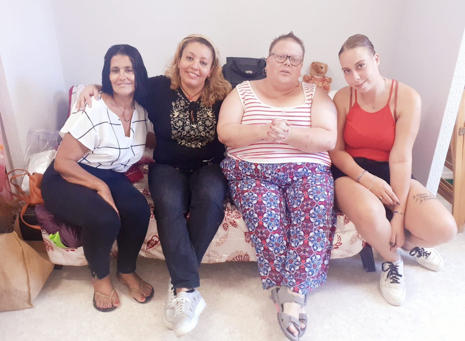 Sylvie, Majdouline, Annabelle et Ludivine